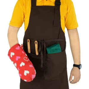 Chef Apron Brown Heavy Duty adjustable