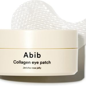 Abib Collagen Eye Patch Jericho Rose Jelly 60 Patches, Korean Under Eye Patches for Puffy Eyes and Dark Circles, Anti-Wrinkle, Collagen, Caffeine, Niacinamide, Ceramide, Antioxidant, Skin Care