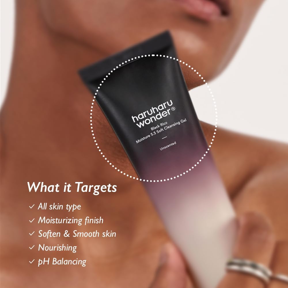 haruharu wonder Black Rice Moisture 5.5 Soft Cleansing Gel - Image 2