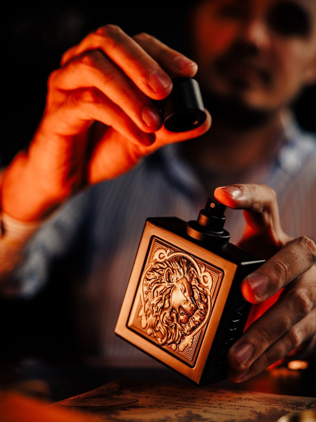 Rayhaan Lion Eau de Parfum Spray for Men 100ml - Image 2