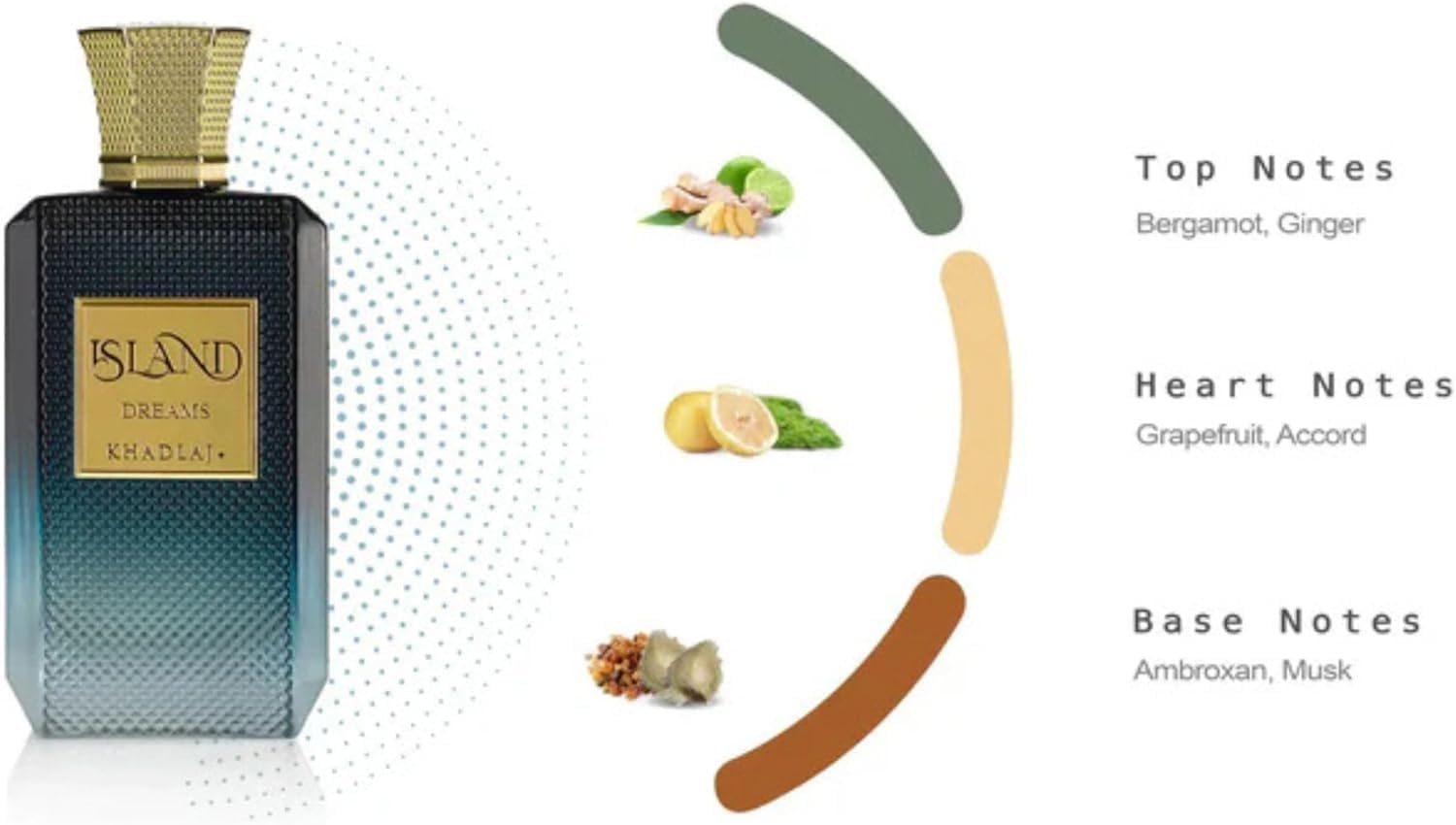 Island Dreams Extrait de Parfum 100ml Khadlaj Perfumes - Image 5