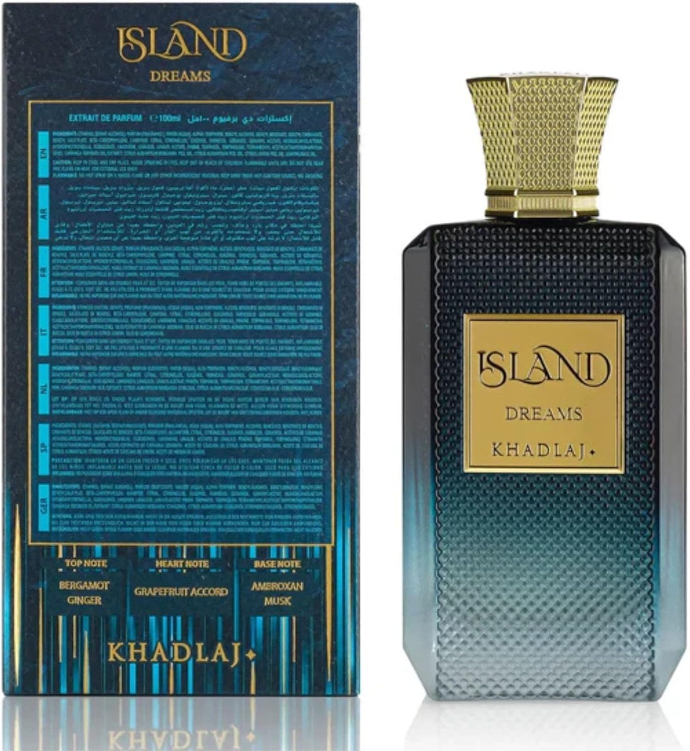 Island Dreams Extrait de Parfum 100ml Khadlaj Perfumes - Image 2